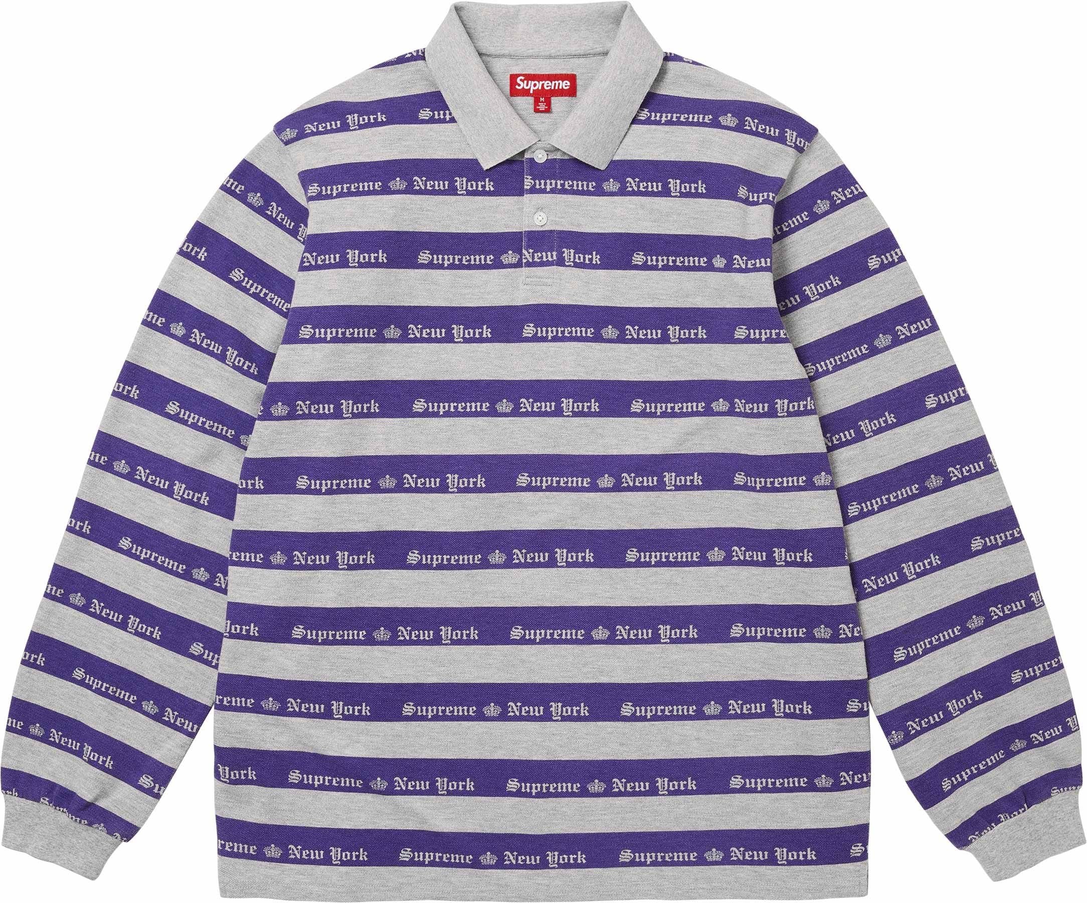 Old English Stripe L/S Polo view 2